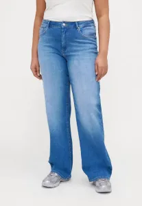 Широкие прямые джинсы carwilly Only Carmakoma, Medium Blue Denim