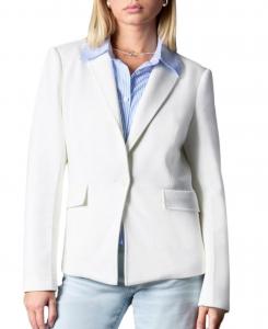 Женский блейзер Helen со съемными джинсовыми вставками Blue Revival, Whipped cream