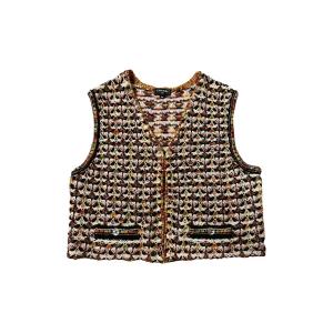 CHANEL Женская жилетка разноцветная, Multicolor