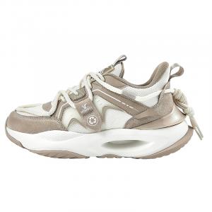 Скользоустойчивые и дышащие массивные кроссовки унисекс низкие светло-коричневые XIANGGUAN