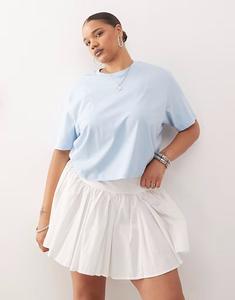 COLLUSION plus свободная футболка с короткими рукавами синего цвета