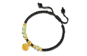 Нефритовый браслет Unisex STYLEJING, черный