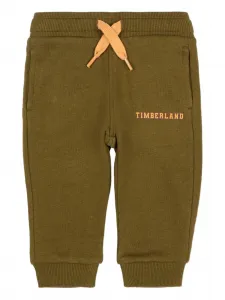 Спортивные брюки с логотипом Timberland Kids, зеленый