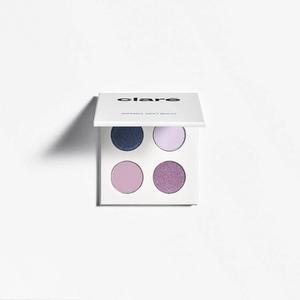 Палетка из 4 теней для век №9, 4x1,4 г Clare, Makeup Creator, Clare Blanc, фиолетовый