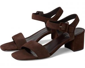 Туфли Tory Burch Double T City Sandals 55mm, цвет Dark Cocoa