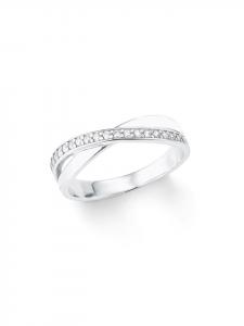 Amor Кольцо из серебра 925 пробы, покрытого родием