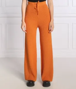 Вязаные брюки straight fit Silvian Heach, оранжевый