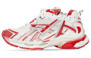 Кроссовки мужские Balenciaga Runner, белый / красный