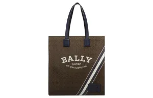 BALLY Crystalia Polyurethane сумка-шоппер, шоппер, дамская сумка, коричневая