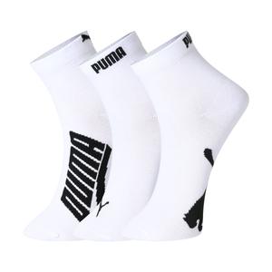 Полуноски унисекс 3 пары черные PUMA