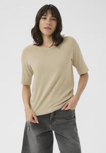 Футболка Kaffe LIZZA BOATNECK , Feather Gray Melange/Grey