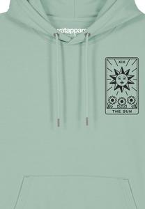 Толстовка с капюшоном TAROT THE SUN watapparel, бирюзовый