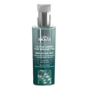Ночная сыворотка для волос в коричневых оттенках Biovax Glamour Ultra Green For Brunettes, 100 мл