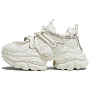 Дышащие массивные кроссовки Low Top женские Tata, экрю