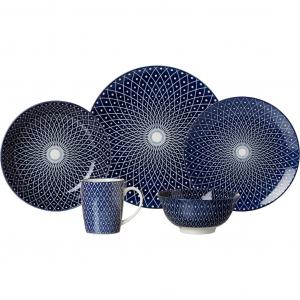 Блюдце для десерта ROYAL REIKO, керамика Ritzenhoff & Breker, белый/синий