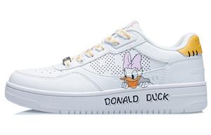 Кроссовки для скейтбординга Disney X Disney женские, низкие, стандартные, белые/желтые, свежие фрукты Lining