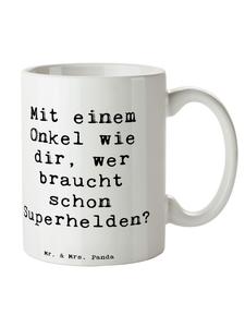 Кружка Супер Дядя с белой надписью Mr. & Mrs. Panda