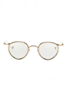 Солнцезащитные очки в круглой оправе Rigards, желтый