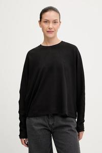 Хлопковый лонгслив G-Star, черный