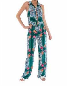 Amira Топ In Aqua Grecia Tile TAJ by SABRINA CRIPPA