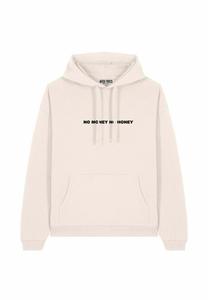 Толстовка NO MONEY NO HONEY EMBROIDERY UNISEX OVERSIZE - Hoodie Mira Paris, кремовый