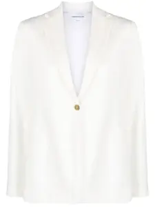 Трикотажный пиджак с капюшоном Fabiana Filippi, белый