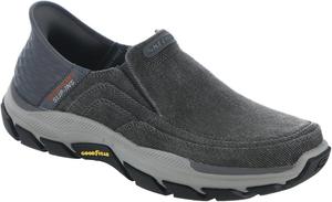 Мужские лоферы Skechers Respected Holmgren без застежек, Charcoal