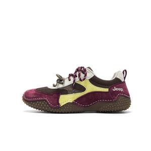 Jeep Абразивоустойчивые дышащие сбалансированные легкие женские кеды Ancora Red низкие, цвет Ancora Red[Dual Network-Breathable]