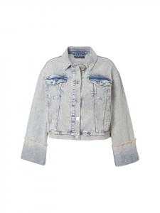 Джинсовая куртка Ulla Popken, цвет mattes jeansblau