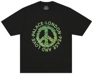 Футболка Palace Pease And Love, черная