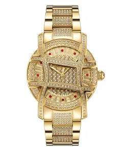 Женские часы Olympia Platinum Series Diamond (2 1/2 ct. t.w.) с позолотой 18K из нержавеющей стали, 38 мм Jbw