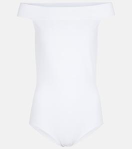 Трикотажное боди ALAÏA, белый