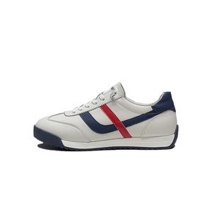 Износостойкие, дышащие, легкие, низкие повседневные туфли для мужчин SENJIALUO, White Apricot