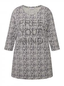 Футболка MIAMODA Longshirt, черный