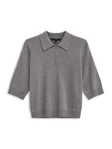 Bugatti Вязаная рубашка-поло с короткими рукавами, цвет 250-серый
