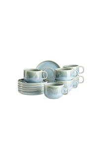 Набор кофейных чашек MäSer Cordelia из керамики, зеленый