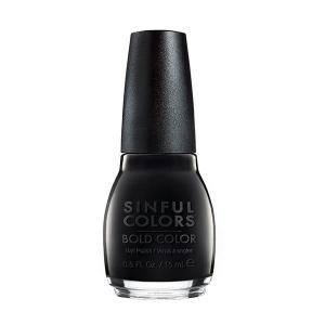 Лак для ногтей SINFUL COLORS Sinfulcolors Esmalte Uñas, BLACK ON BLACK
