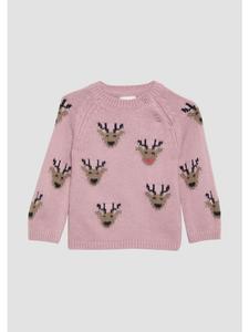 Вязаный свитер 41X5_светло-розовый s.Oliver