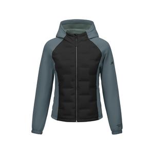 Skechers Пуховик женский угольно-черный Carbon Black, Carbon Black-0018