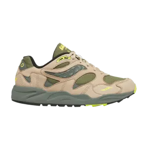 Кроссовки Saucony Grid Shadow 2 Premium Avocado Beige, зеленый