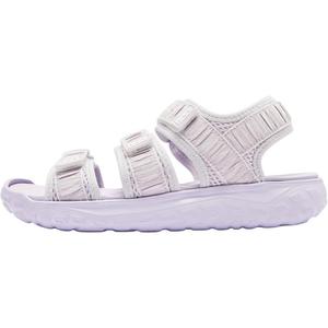 Детские сандалии с низким верхом, устойчивые к износу и скольжению, для подростков QIAODAN, фиолетовый/серый