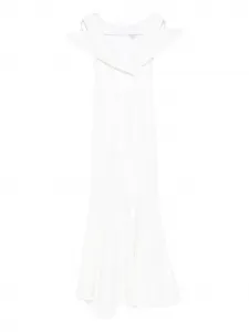 Платье с открытыми плечами Vestiaire d'un Oiseau Libre, белый