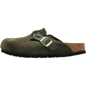 Женские тапочки Boston с пряжкой Birkenstock, зеленый