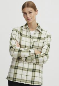 Флисовая куртка Oxmo OXCHIA, Rifle Green/Grey Denim