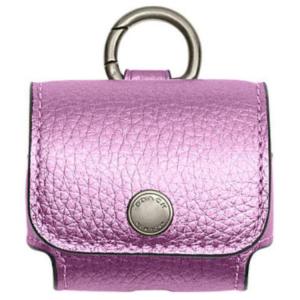 COACH Кожаный чехол для наушников унисекс фиолетовый, Purple