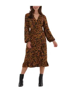 Платье Rosy миди ls Freebird, мультиколор