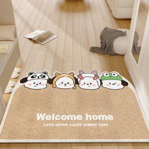 Y U-LIVE Ковер 90х120 см для входной двери, противоскользящий, с петлями для улавливания грязи, износостойкий и устойчивый к пятнам