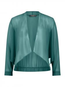 Vera Mont Блузка-жакет без застежки, темно-изумрудного цвета