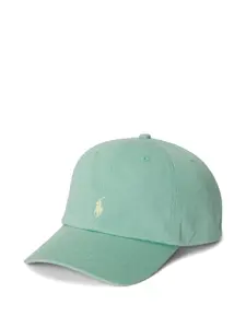 Бейсболка с вышивкой Polo Ralph Lauren Kids, зеленый