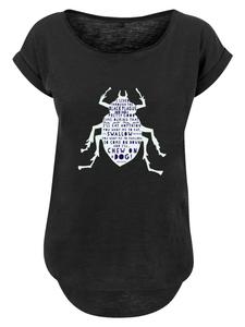 Удлиненная футболка Beetlejuice Unisex Beetle черного цвета F4NT4STIC